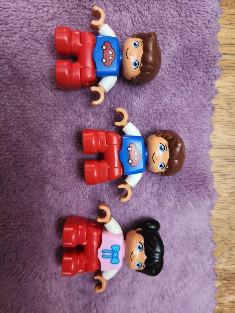 Duplo Little People Replacements - 2 Boys And 1 Girl